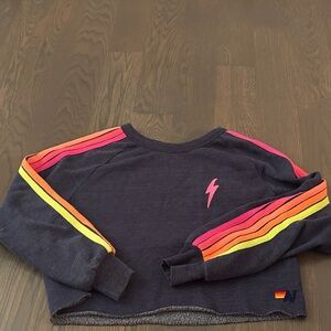 AVIATOR NATION CROPPED CREWNECK